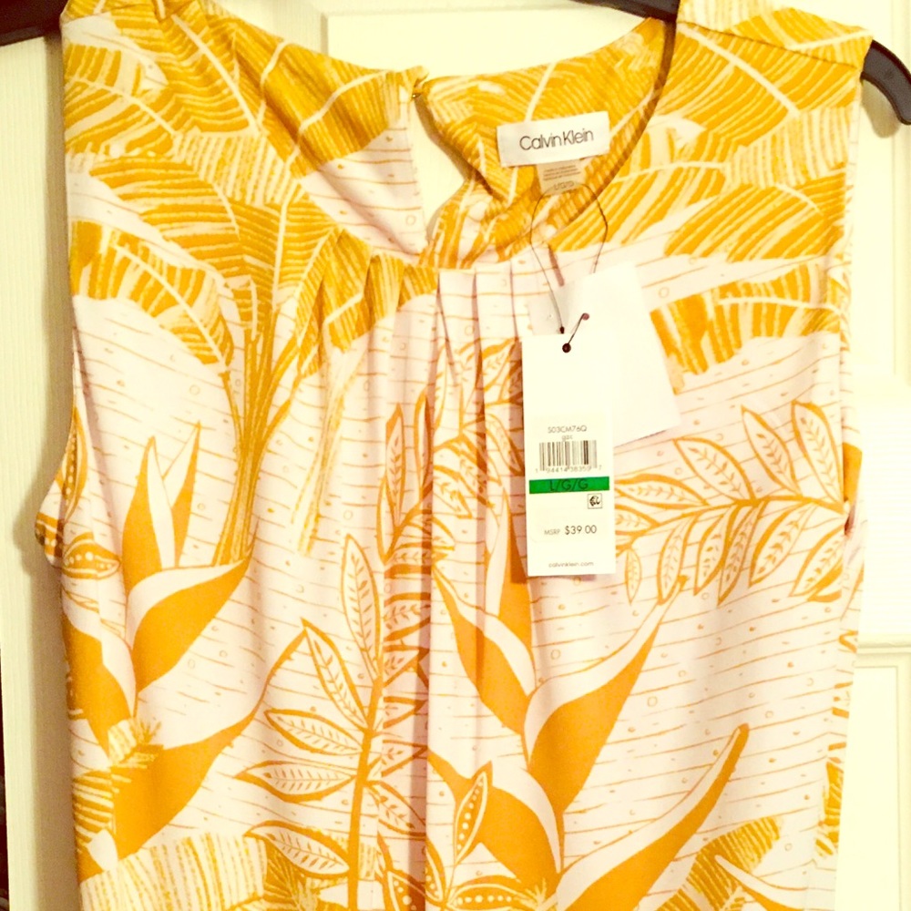 Stylish Yellow & White Blouse